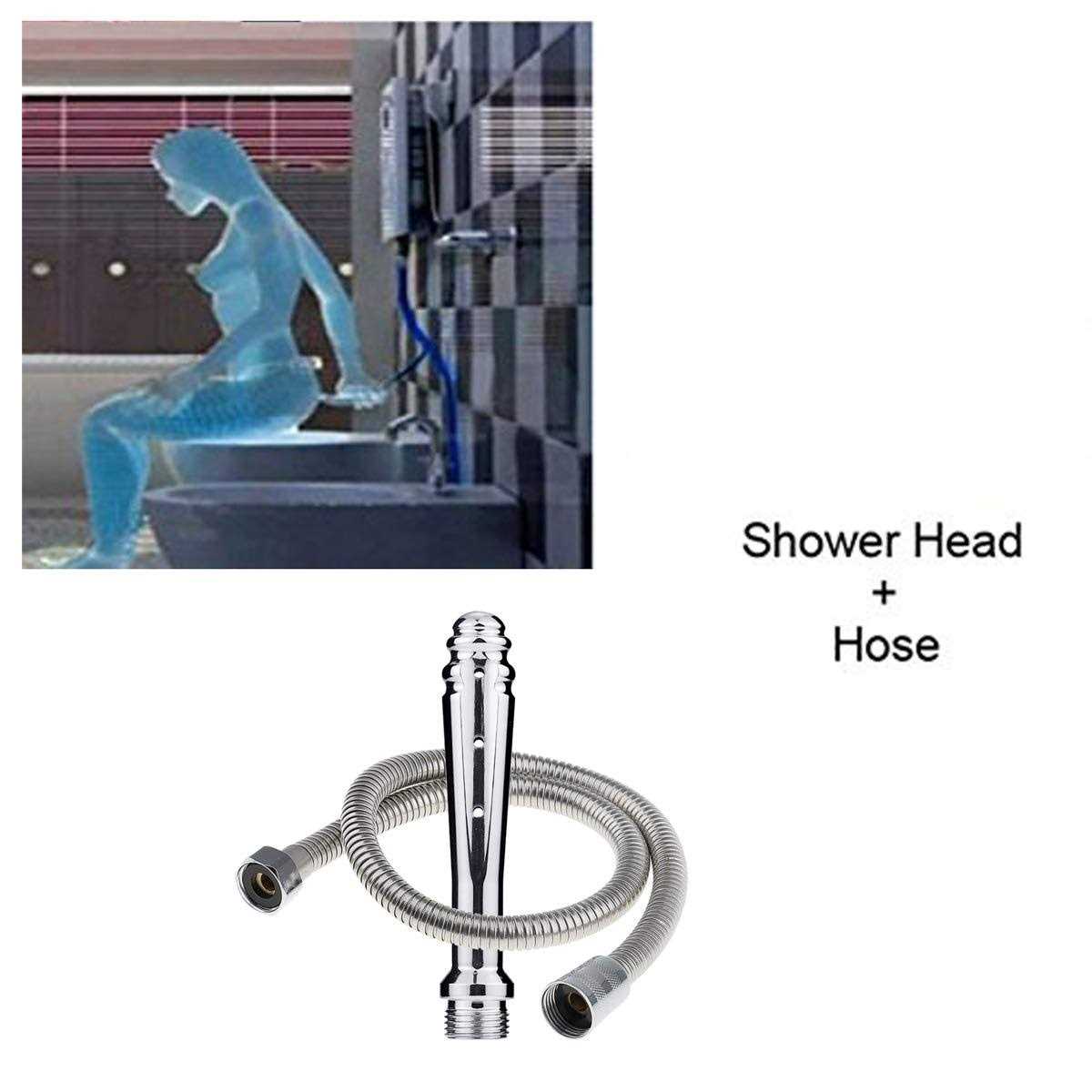 Shower Douche for Enema Rinse, Enemator Cleaning Shower Both for Men and Women-Handheld Shower Bidet for Pregnant Women 59-inch Shower hose - Cheap Fitting