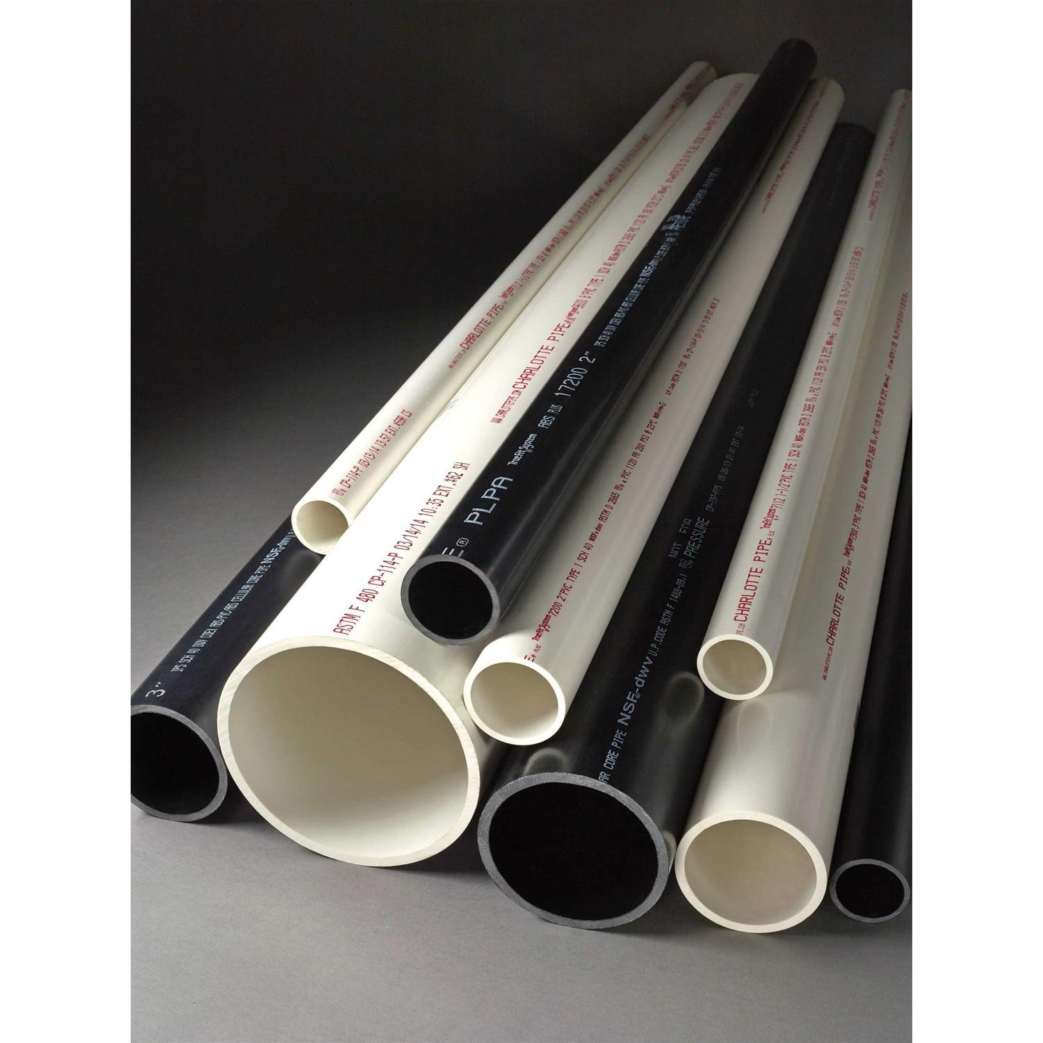 Charlotte Pipe 1-1/2-in x 5-ft 330 psi Schedule 40 PVC Pipe - Cheap Fitting