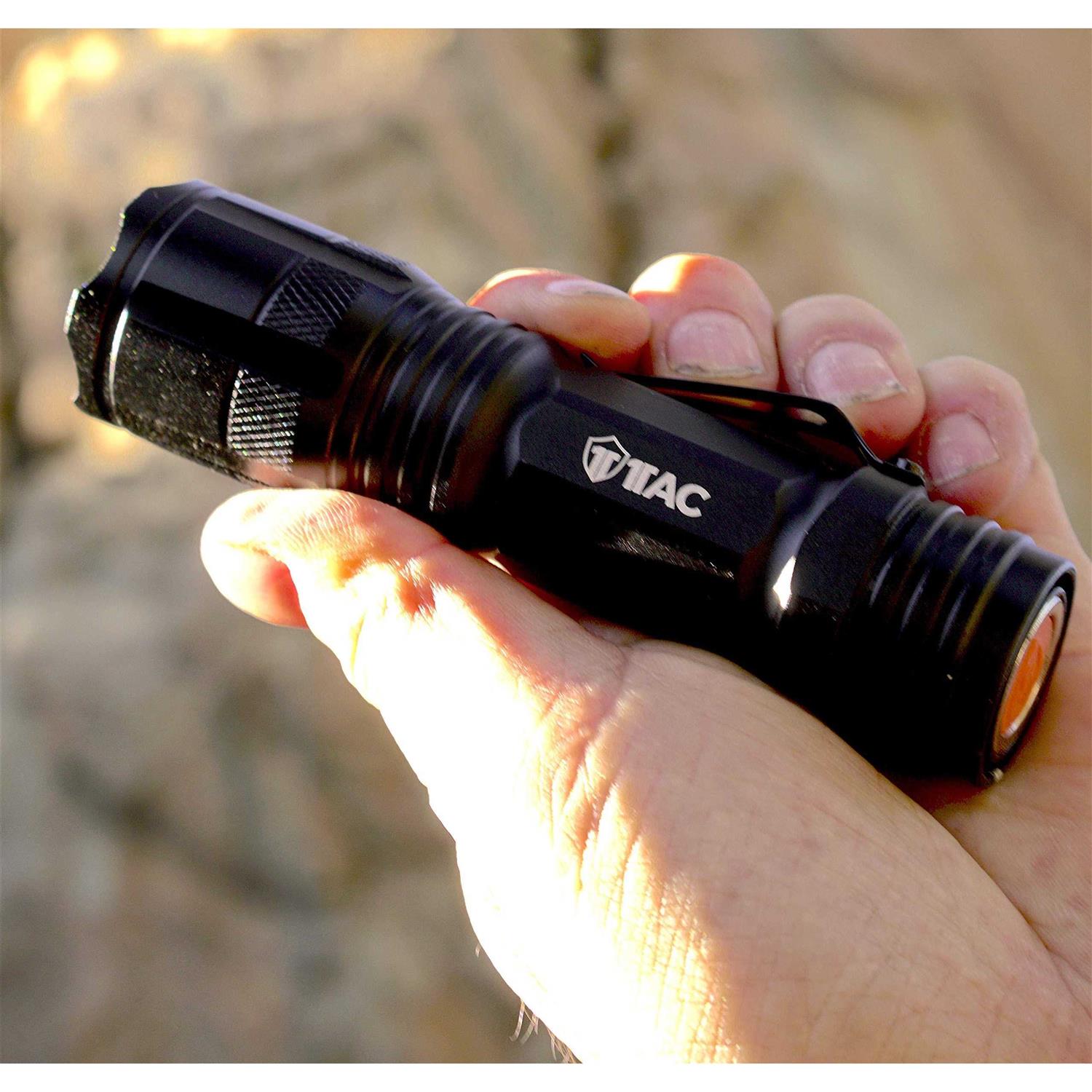 1TAC LED Ultra Bright High Powered 1200 Lumen Tactical Flashlight CREE LED BRA913800F012 - Cheap Fitting