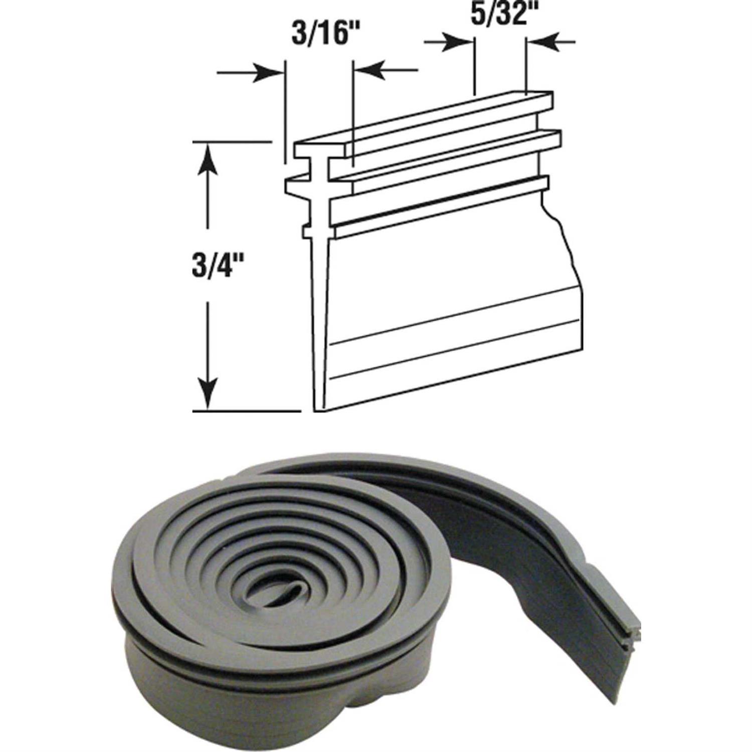 Prime-Line M 6040 Shower Door Bottom Sweep - Cheap Fitting