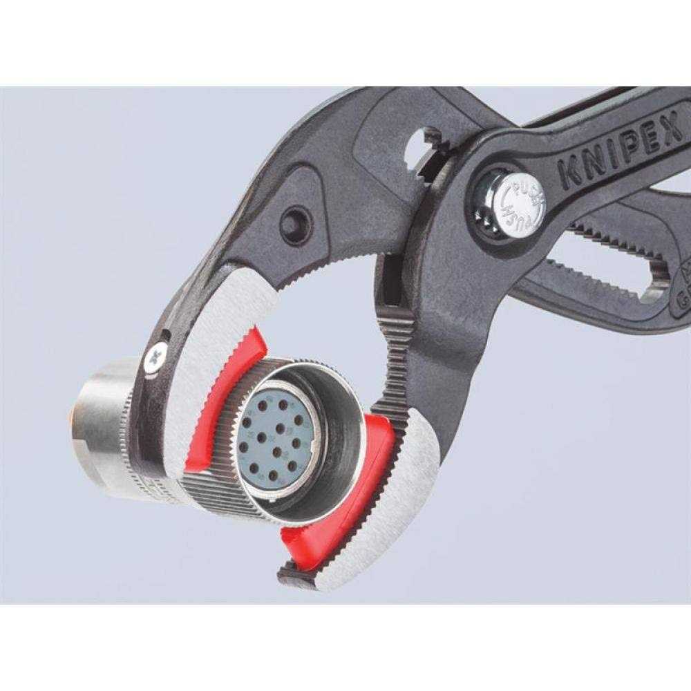 Knipex Plastic Pipe Grip Pliers Plastic Jaws Black 250mm - Cheap Fitting