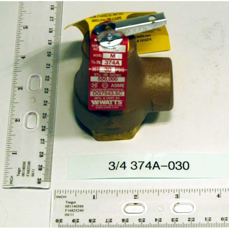 Watts 0358553 Pressure Relief Valve - Cheap Fitting