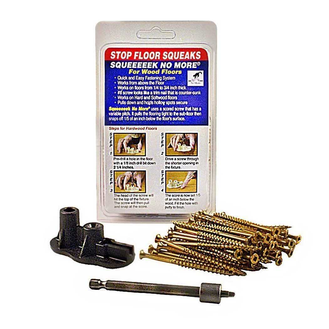 Squeeeek No More/O’berry Counter Snap Kit for Hardwood Floors - Cheap Fitting