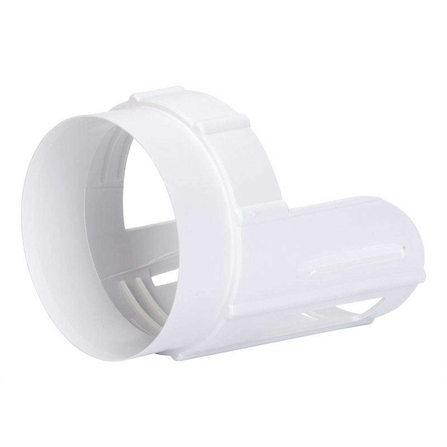 Ace 4 in to 4 in. White Duct Protector Plastic - Cheap Fitting