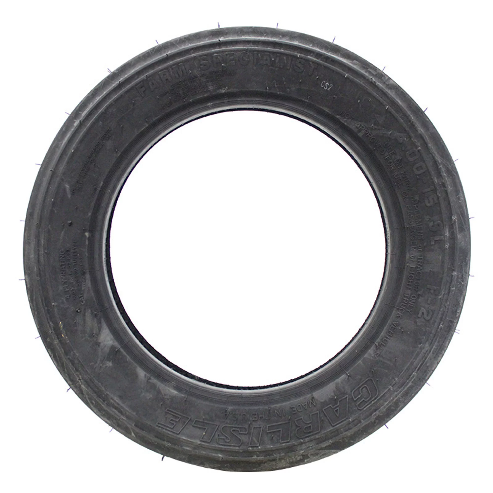 Carlstar Farm Specialist F-2 4.00-15 62A8 B Farm Tire - Cheap Fitting