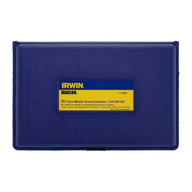 Irwin Screw Extractor/ Drill Bit Set 11135ZR - Cheap Fitting