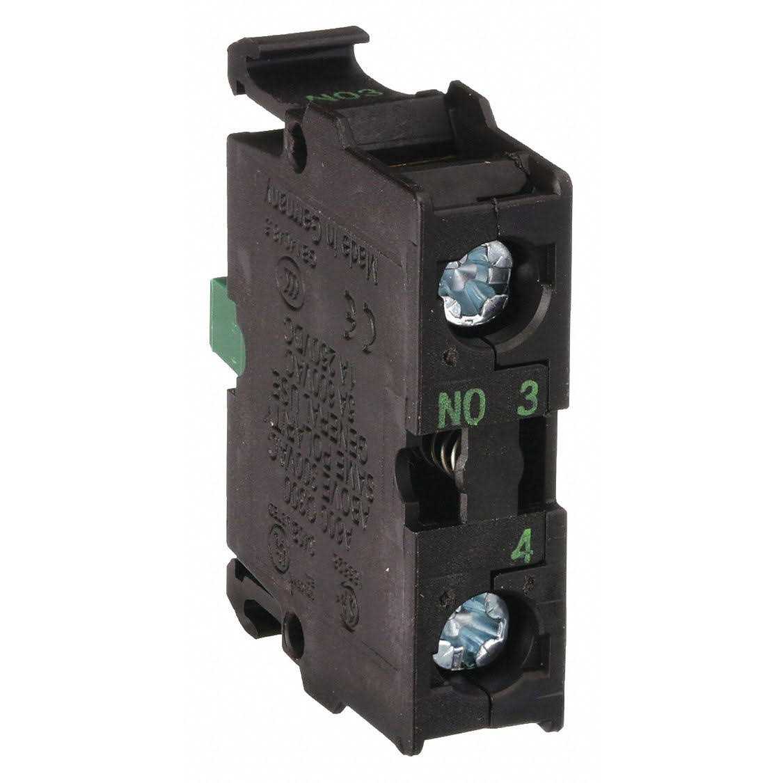 Eaton Contact Block,Screw,Black,22mm,1NO M22-K10 - Cheap Fitting