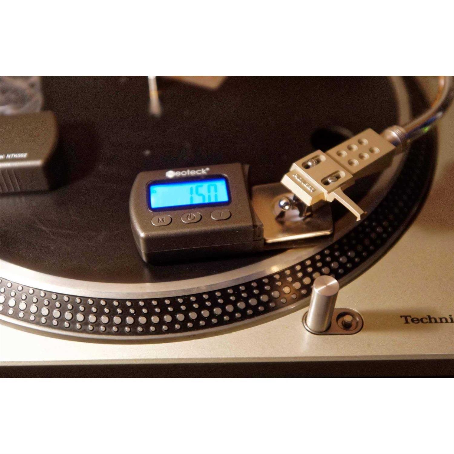 Neoteck Digital Turntable Stylus Force Scale Gauge 0.01g/5.00g Blue LCD Backlight for Tonearm Phono Cartridge - Cheap Fitting