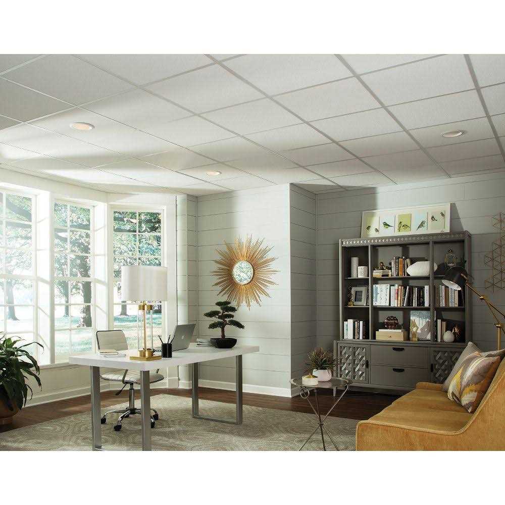 Armstrong Ceilings Sahara 2 ft. x 2 ft. Lay-in Ceiling Tile - Cheap Fitting