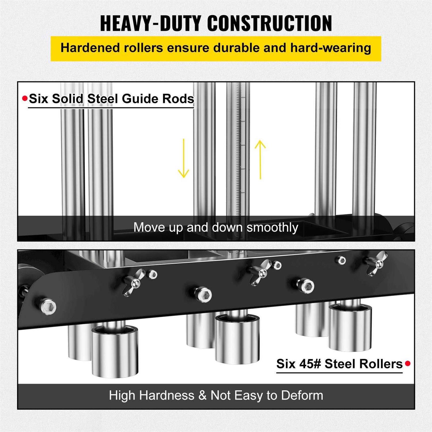 VEVOR 0-90° Bending Angle 3-Station Design Edge Roller Sheetmetal Break GTZWJGWBDDWC33EY0V0 - Cheap Fitting