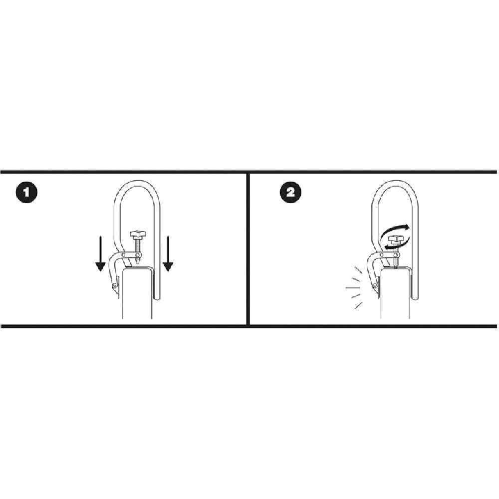 Glacier Bay 14 in. Bathtub Rail Safety Grab Bar - Cheap Fitting