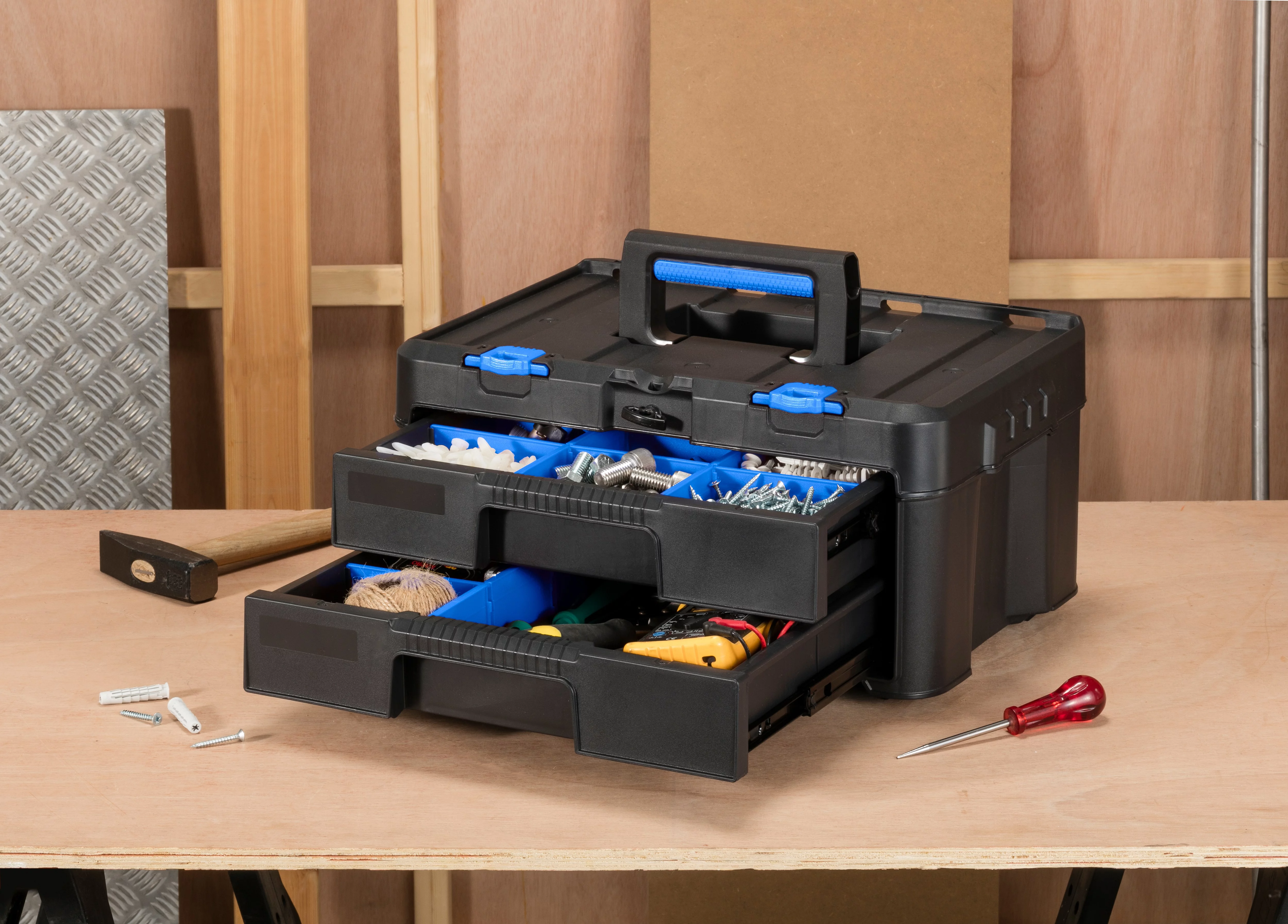 Hart Stack System Two Drawer Tool Box, Fits Hart's Modular Storage System - Cheap Fitting