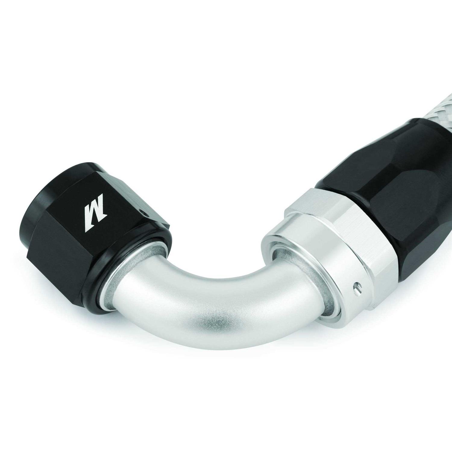 Mishimoto MMSBH-10-3 3 Ft Stainless Steel Braided Hose w -10AN Fittings - Cheap Fitting