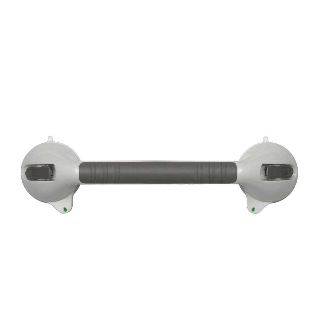 Glacier Bay 16-1/2 In. x 1-1/4 In. Suction Assist Bar with Suction Indicators In White - Cheap Fitting