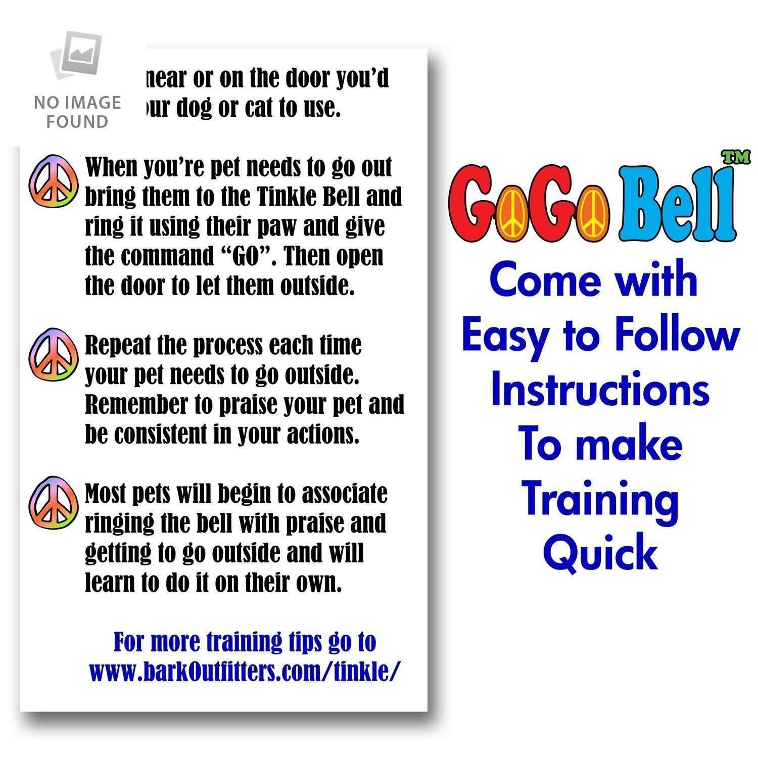 Snow Abonci barkOutfitters Gogo Bell Dog Doorbell for Housebreaking/housetraining Door Bell/potty Training Your Poochie to Let You Know When They Need to Tinkle - Cheap Fitting