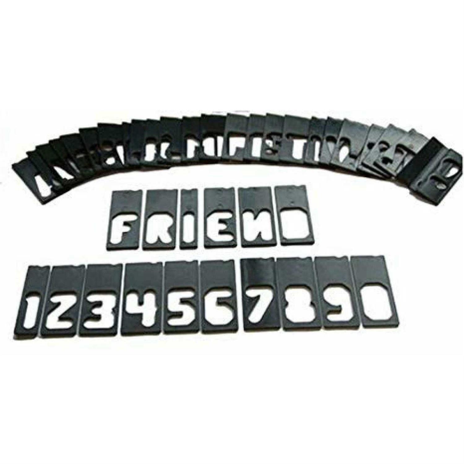 Milescraft 2202 Horizontal Character Template Set 1.5in Router Template Set for Sign Making - Cheap Fitting