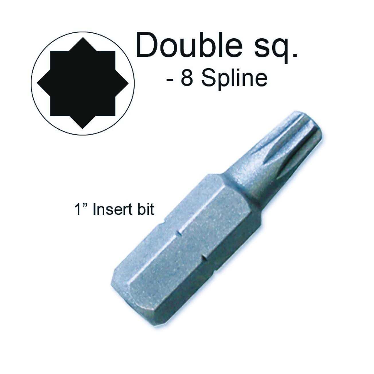 Best Way Tools Spline 1 in. L Screwdriver Bit Carbon Steel 1 pc 86642 - Cheap Fitting