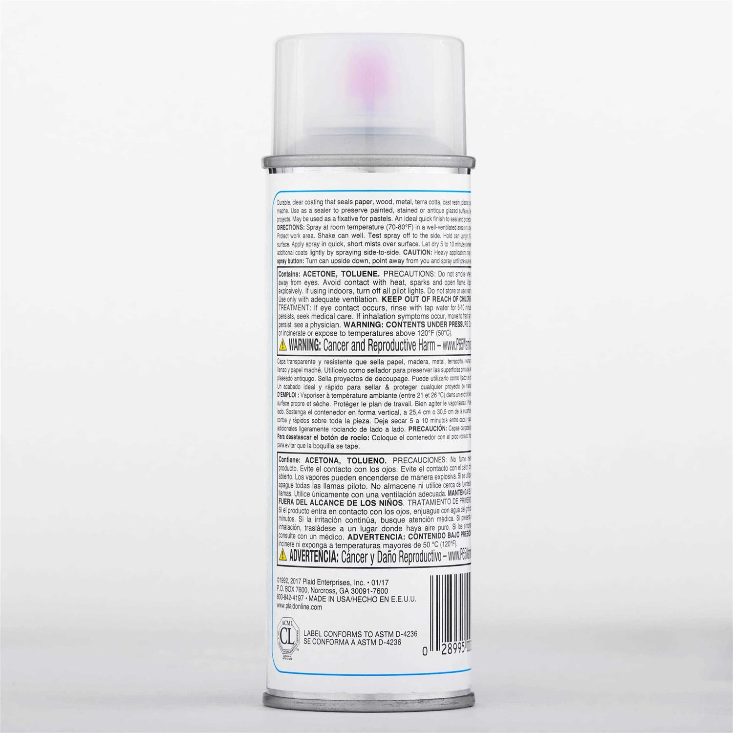 Plaid Clear Acrylic Sealer Aerosol Spray - Cheap Fitting