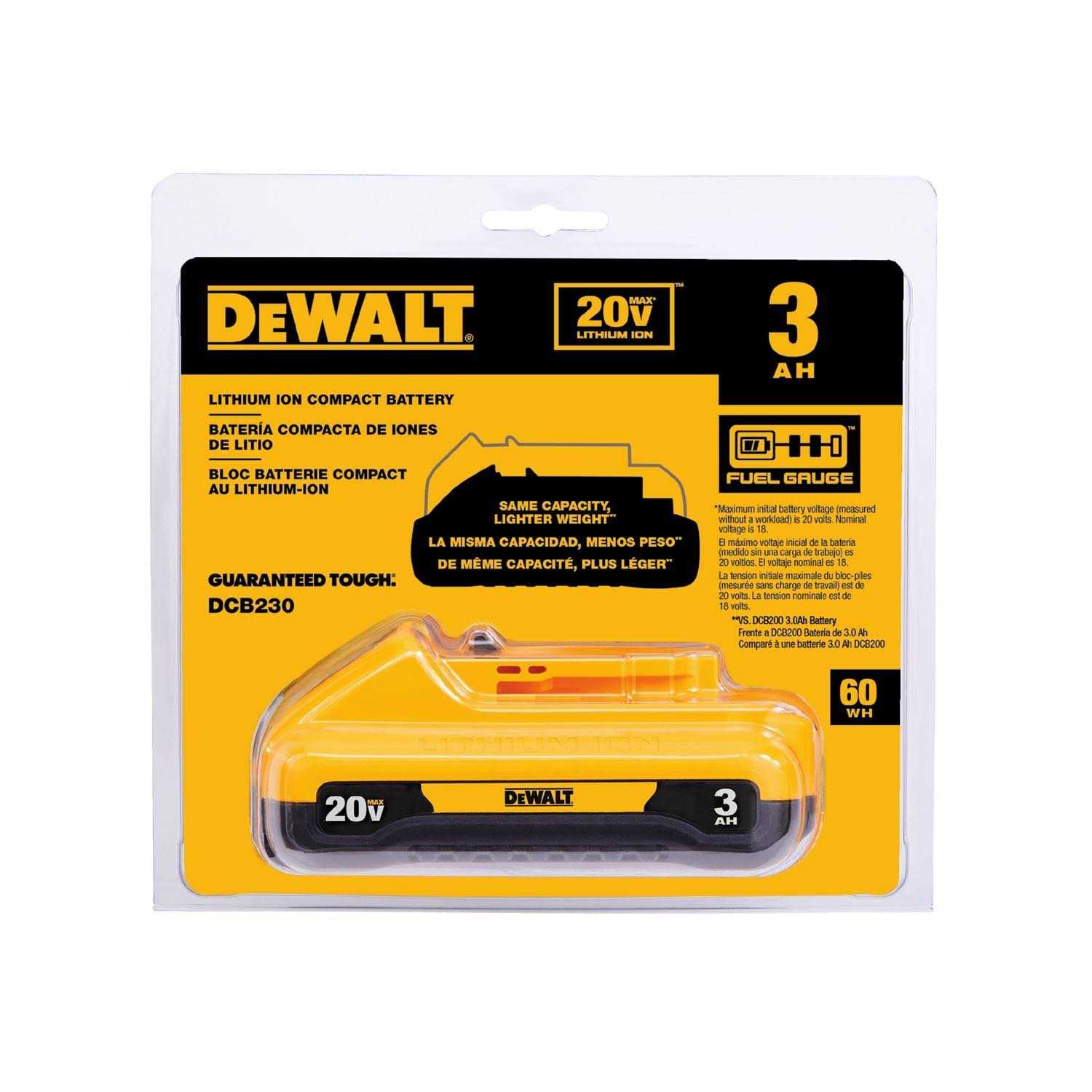 Dewalt Dcb230 20V 3ah Battery - Cheap Fitting
