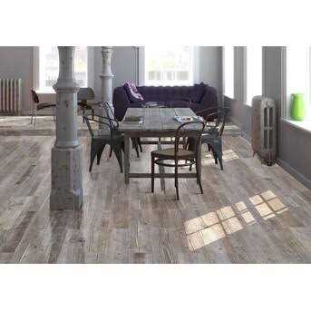 Style Selections Natural Timber Glazed Porcelain Wood Look Floor & Wall Tile 0591551 - Cheap Fitting
