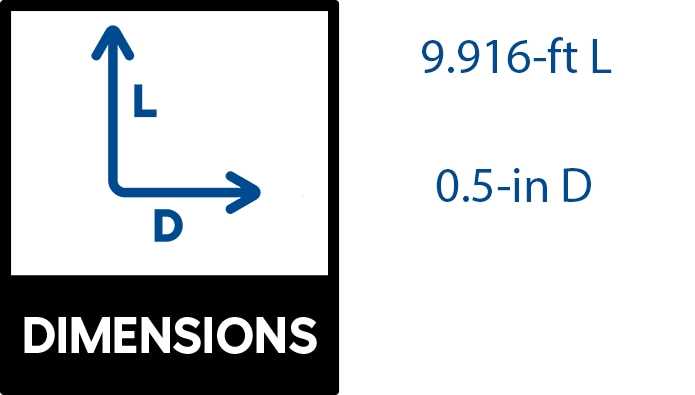 Weyerhaeuser 0.5-in x 10-ft Black Steel #4 Rebar 05366 - Cheap Fitting
