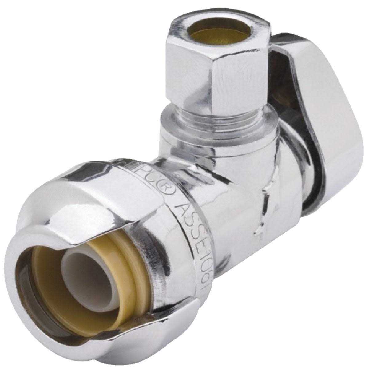 Sharkbite 1/2 PTC x 1/4 Brass Stop Valve 23336-0000LF - Cheap Fitting