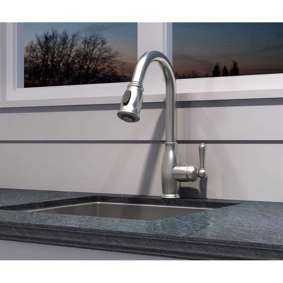 Accent K-5040 Single Handle Pull-Down Kitchen Faucet - Cheap Fitting
