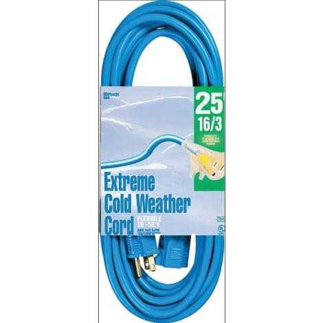 Southwire Blue Extension Cord - Cheap Fitting