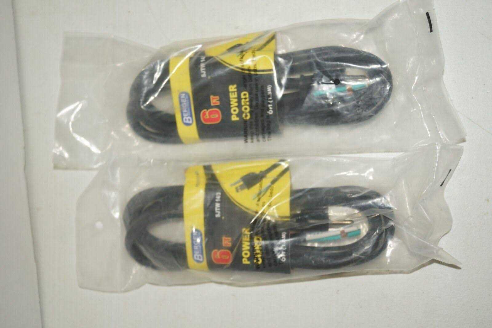 Bergen Industries PS615143 Power Cord 3-Wire - Cheap Fitting