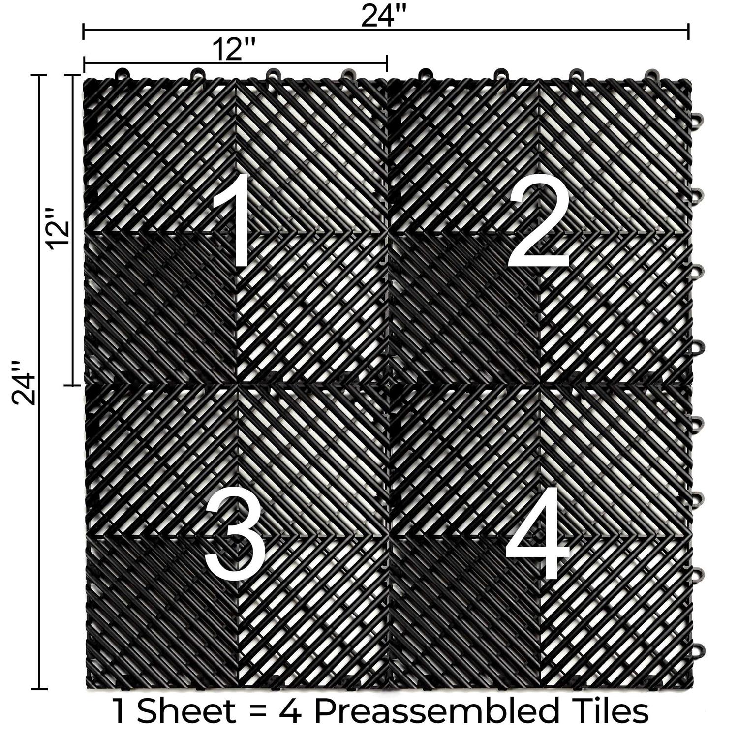 Big Floors RaceDeck Free-Flow Open Rib Self-draining Design - Cheap Fitting