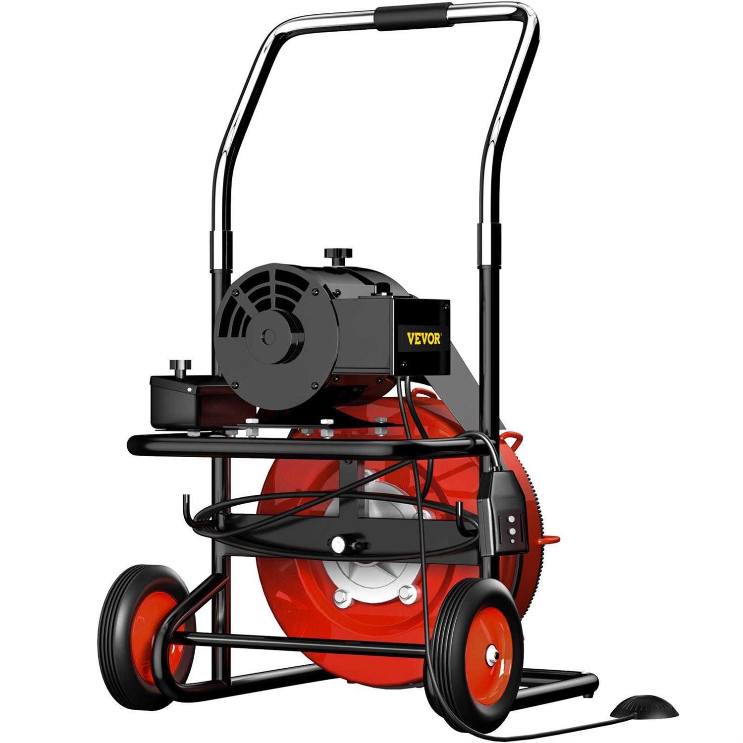 VEVOR Drain Cleaner Machine to 4 inch Pipes Drain Cleaning Machine Electric Drain Auger - Cheap Fitting