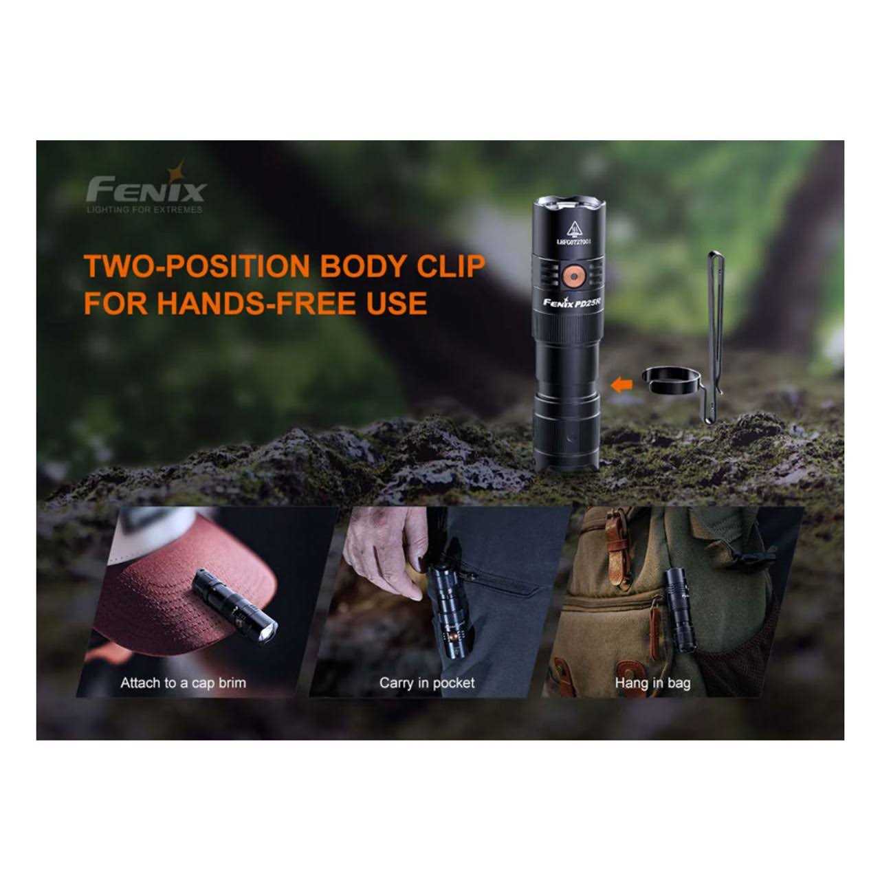 Fenix PD25R Rechargeable EDC Flashlight - Cheap Fitting