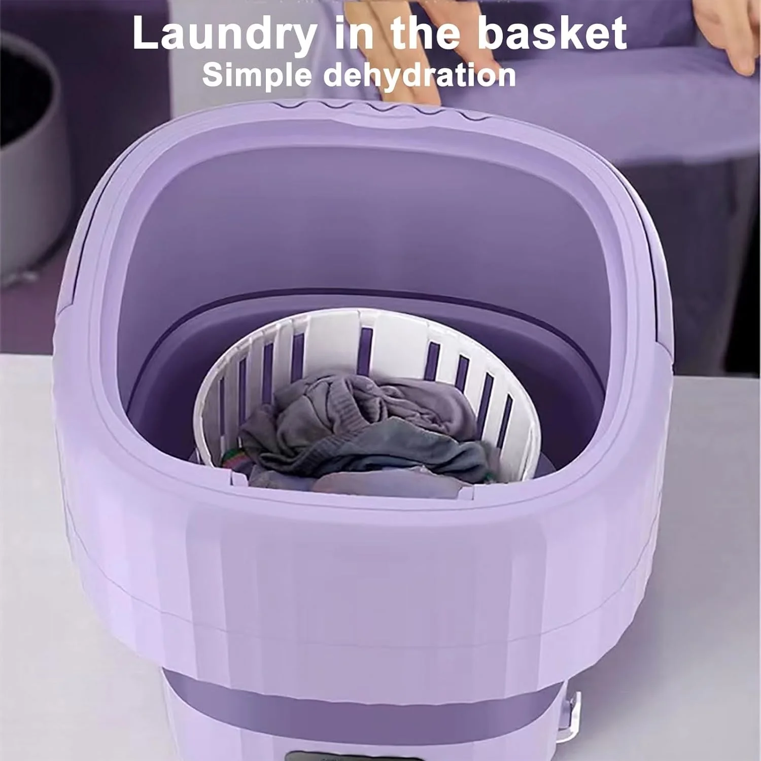 Folding Washing Machine, 9L Portable Mini Washer with 3 Modes Deep Cleaning, Portable Washing Machine with Soft Spin Dry for Socks, Baby Clothes, Towels, Delicate Items - Cheap Fitting