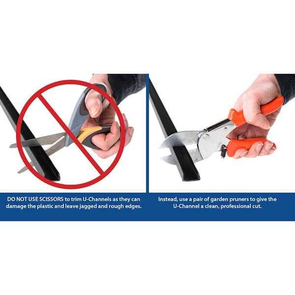 Outwater Plastics Styrene Plastic U Channel C Channel Lengths - Cheap Fitting