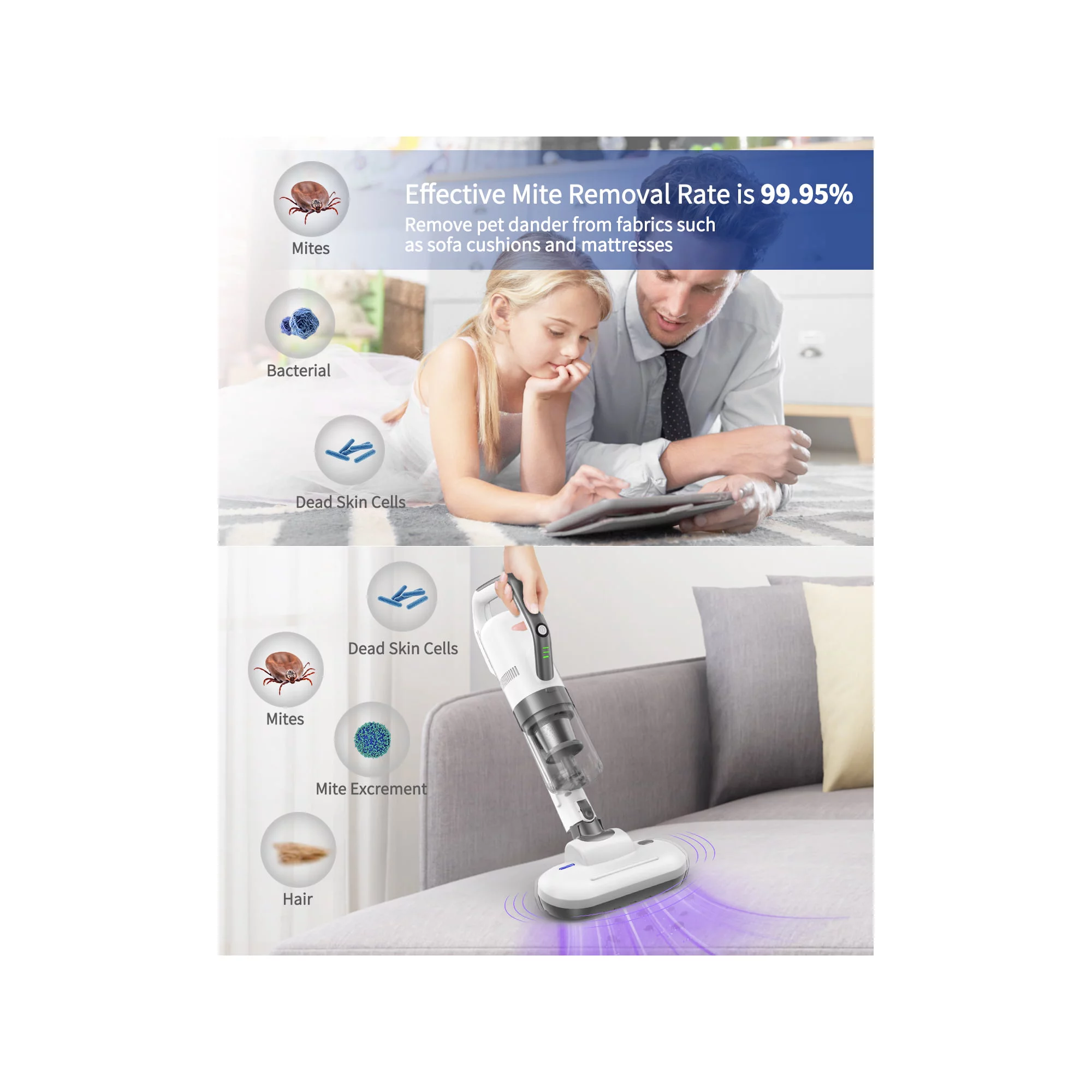 MOOSOO Cordless Vacuum Lightweight Stick Vacuum Cleaner with 30Kpa Suction, Dust-Revealing Headlight, Gray - Cheap Fitting