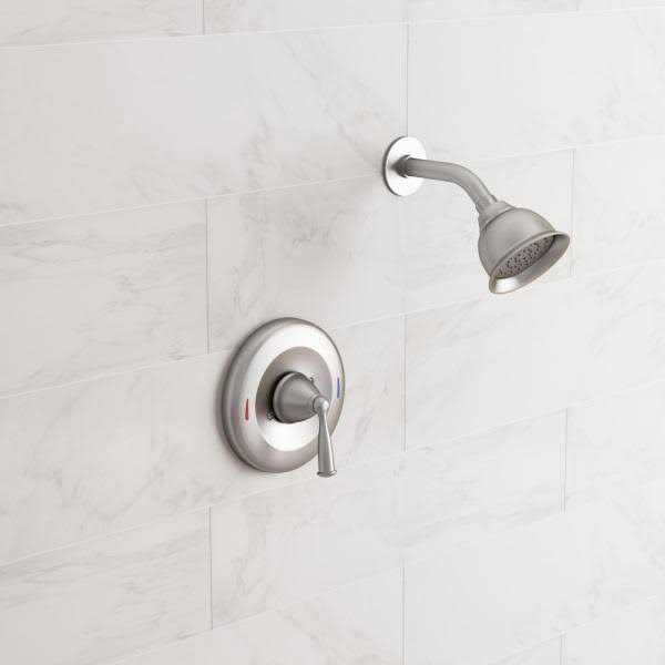 Moen Banbury 1-Handle Brushed Shower Faucet - Cheap Fitting