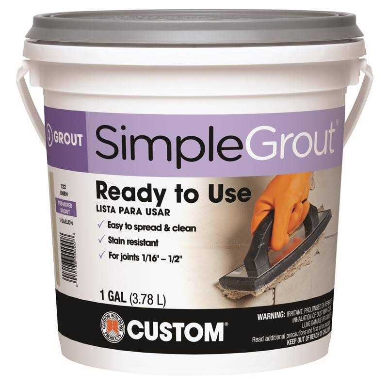 Custom Building Products Simplegrout Grout - Cheap Fitting