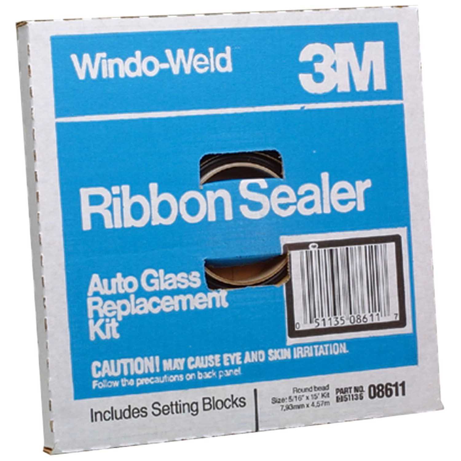 3M 08611 Windo-Weld Round Ribbon Sealer - Cheap Fitting