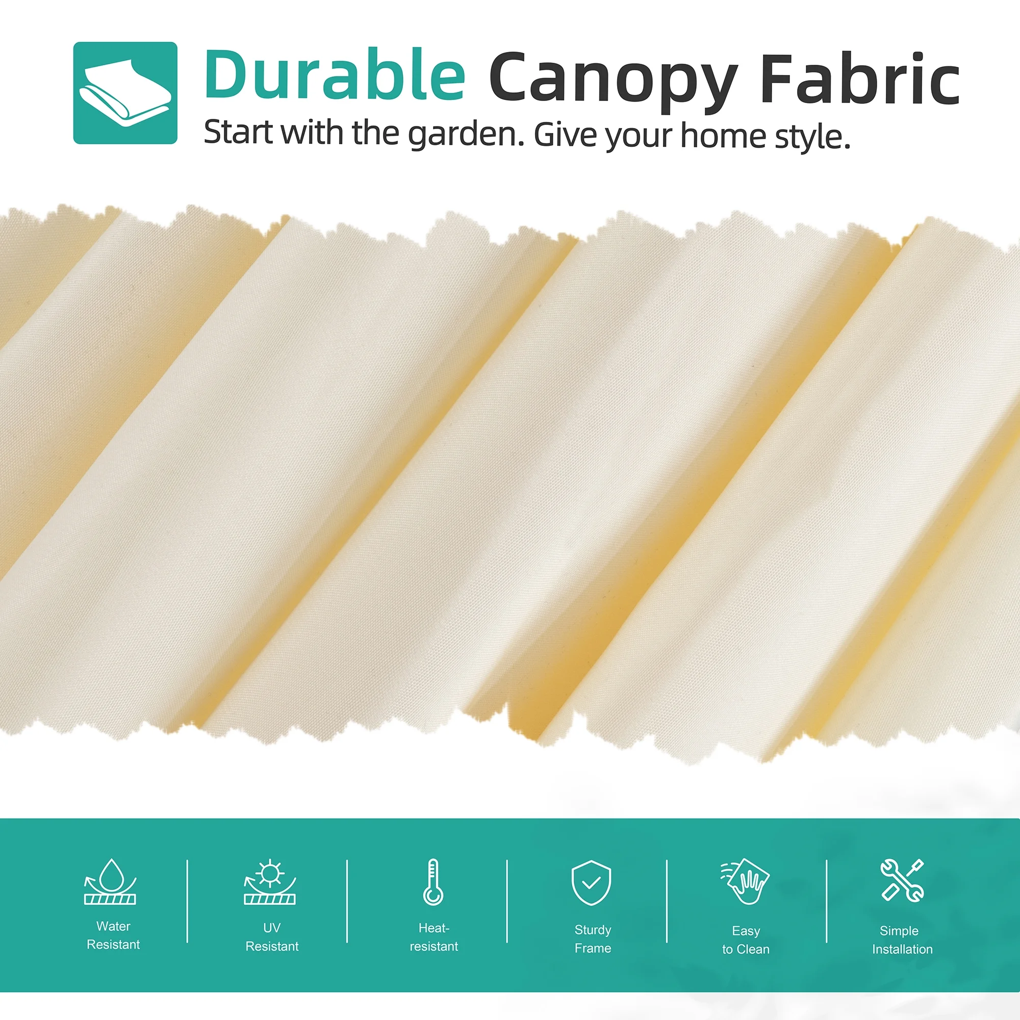 Walsunny Patio Offset Umbrella Easy Tilt Adjustment,Crank and Cross Base, Outdoor Cantilever Hanging Umbrella with 8 Ribs Dark Gray - Cheap Fitting