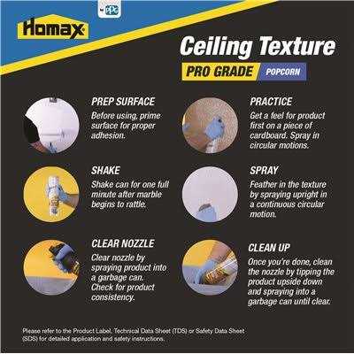 Homax 14 oz Pro Grade Popcorn Ceiling Texture - Cheap Fitting