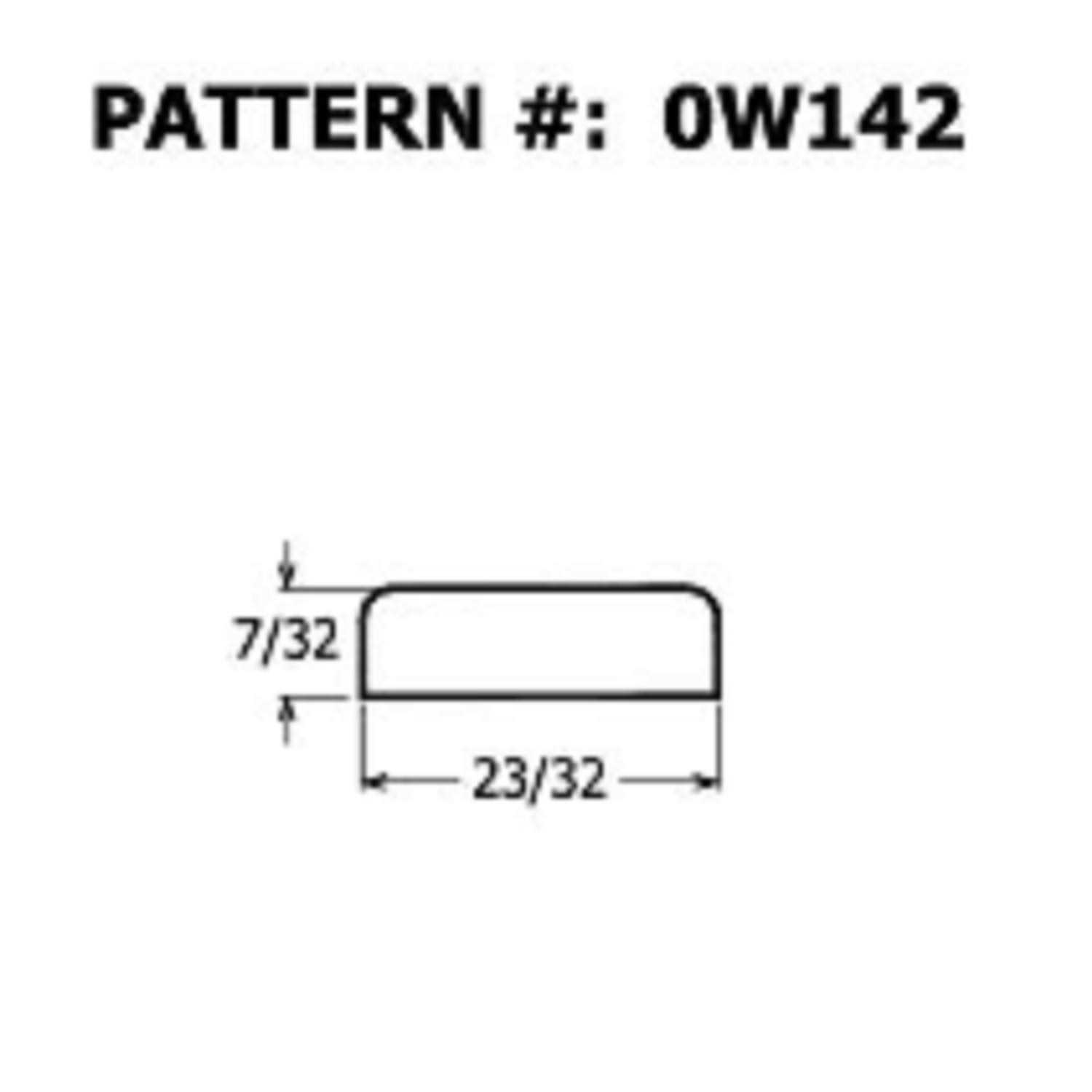 Alexandria Moulding 0W142-20096C1 8 ft. Screen Solid Pine Moulding - Cheap Fitting