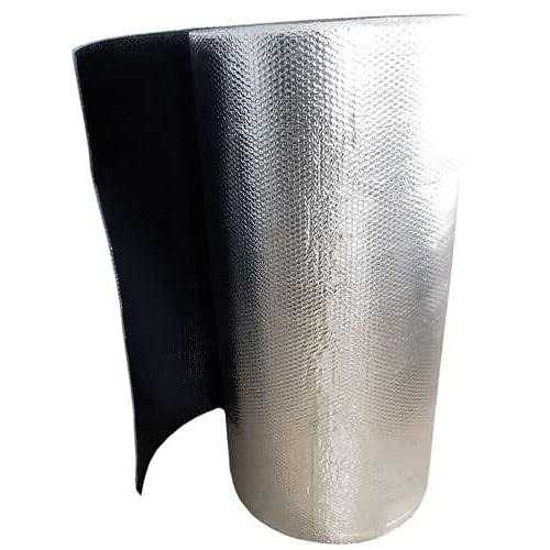 Reflective Black / Silver Foil Double Bubble Foil Insulation Roll R8 - Cheap Fitting