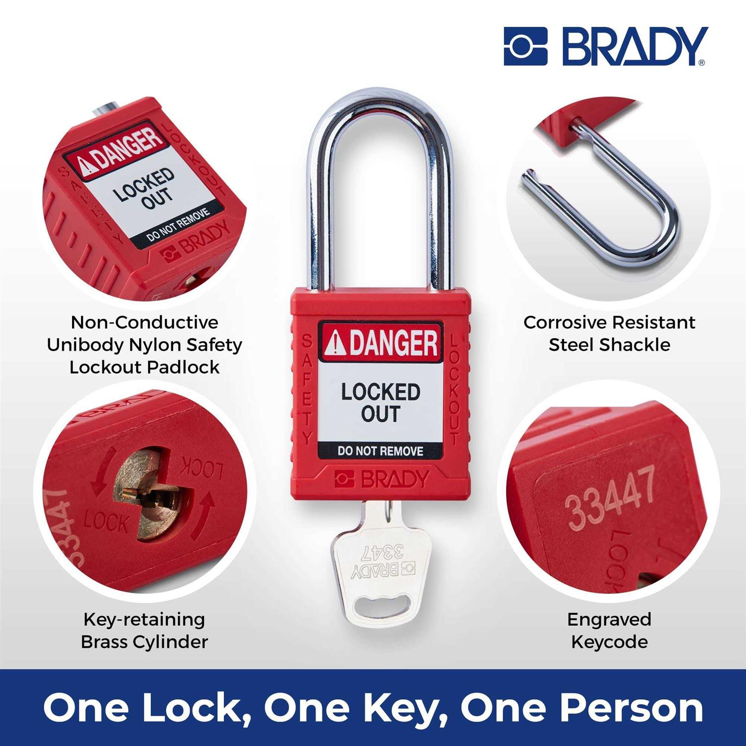 Brady SDPL Padlock - Cheap Fitting