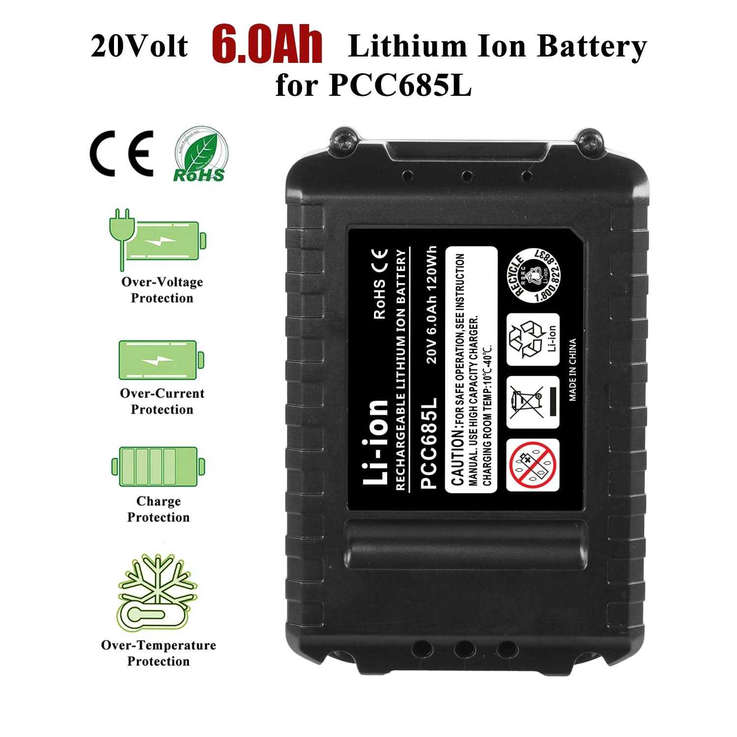 Cell9102 2Packs 20V Lithium Battery for Porter Cable 20V Tools - Cheap Fitting