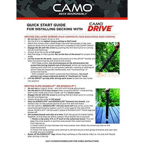 CAMO Drive Tool - Cheap Fitting