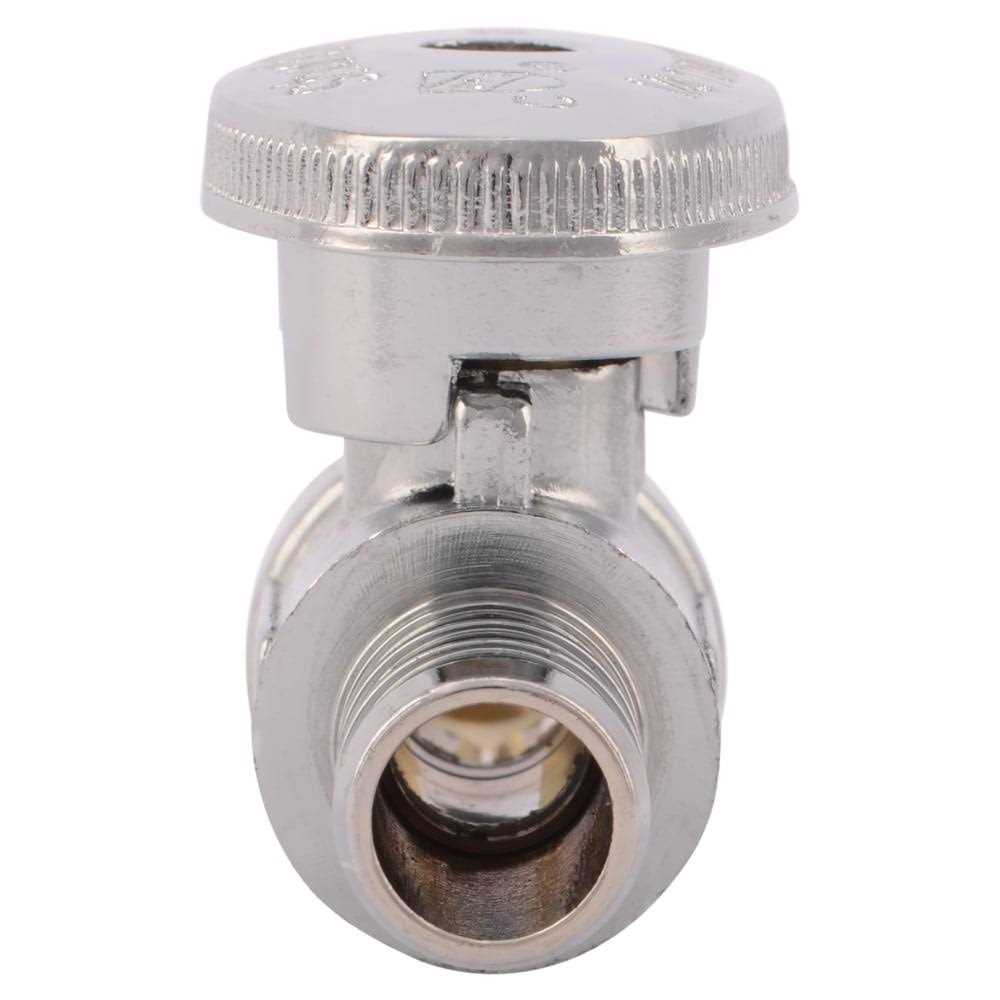 SharkBite 1/2-in Pex Barb x 3/8-in Od Compression Brass Quarter Turn Stop Straight Valve - Cheap Fitting