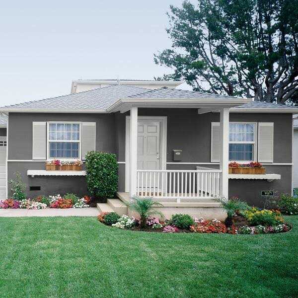 BEHR Premium Plus 5 gal Enamel Exterior Paint and Primer in One - Cheap Fitting