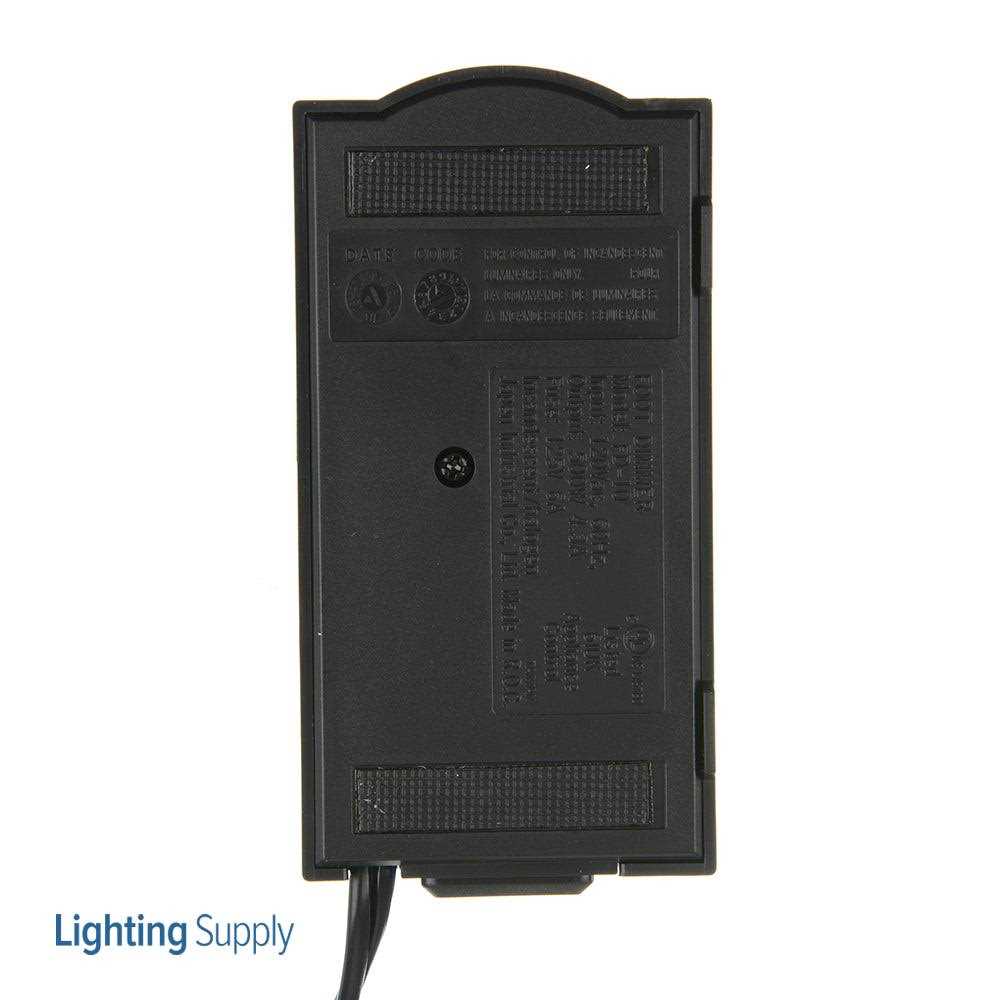 Satco 90-1070 Black Floor Slide Lamp Dimmer - Cheap Fitting