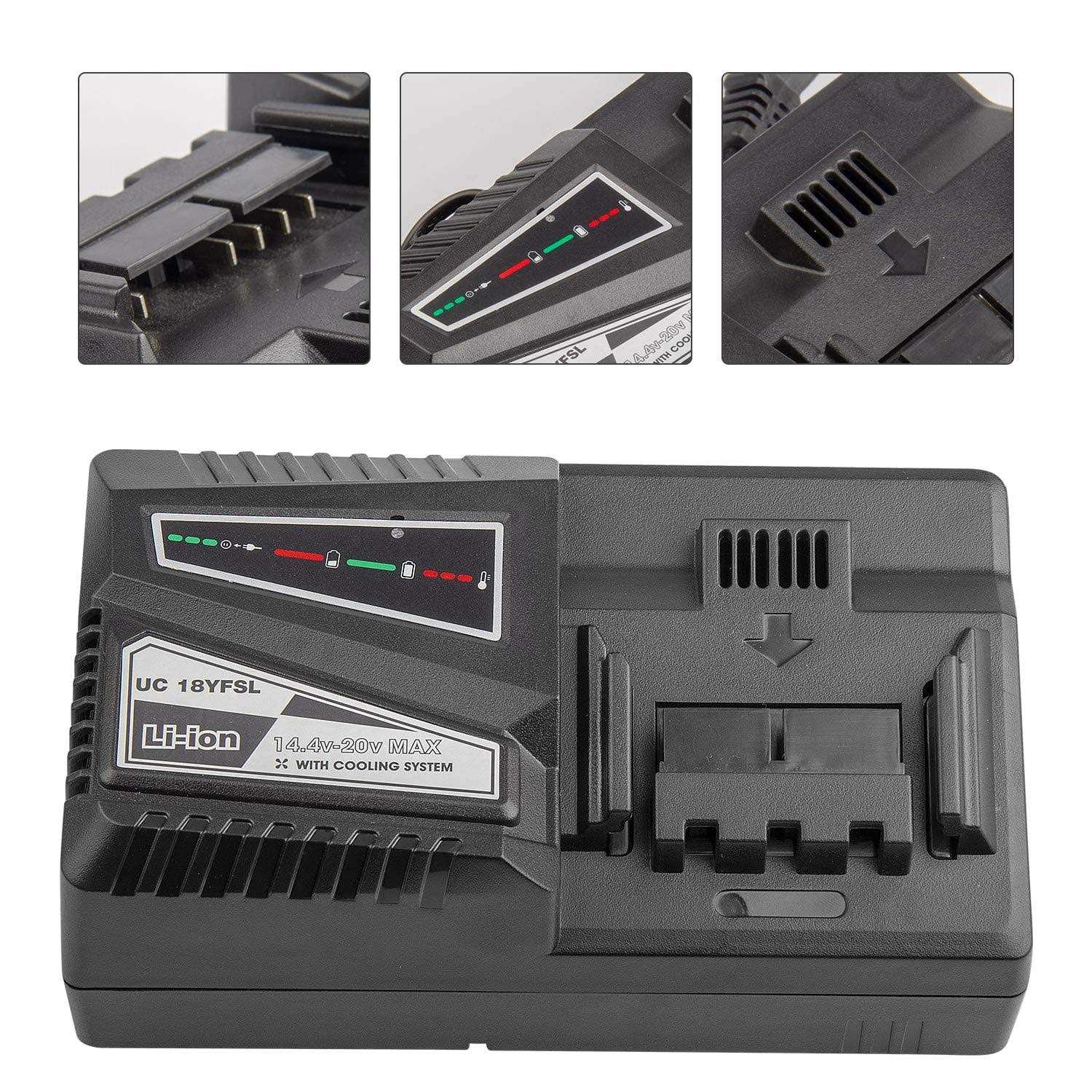 Fancy Buying uc18ysfl li-ion battery charger for hitachi electrical drill 14.4v - Cheap Fitting