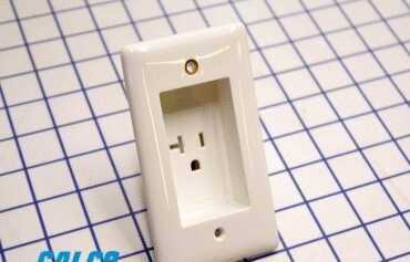 Hubbell RR201CHWTR Clock Hanger Recessed Receptacle - Cheap Fitting